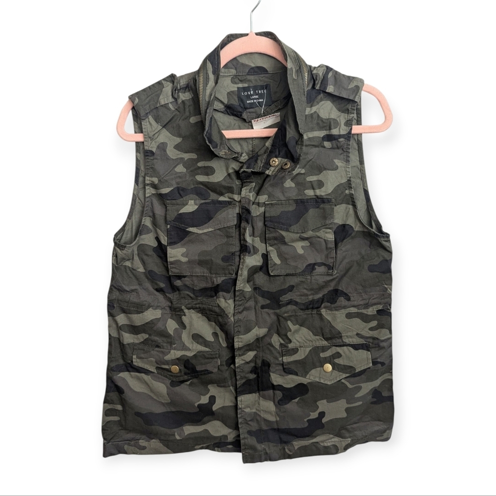 Love Tree Camo Vest Size Large NWT - Picture 14 of 14